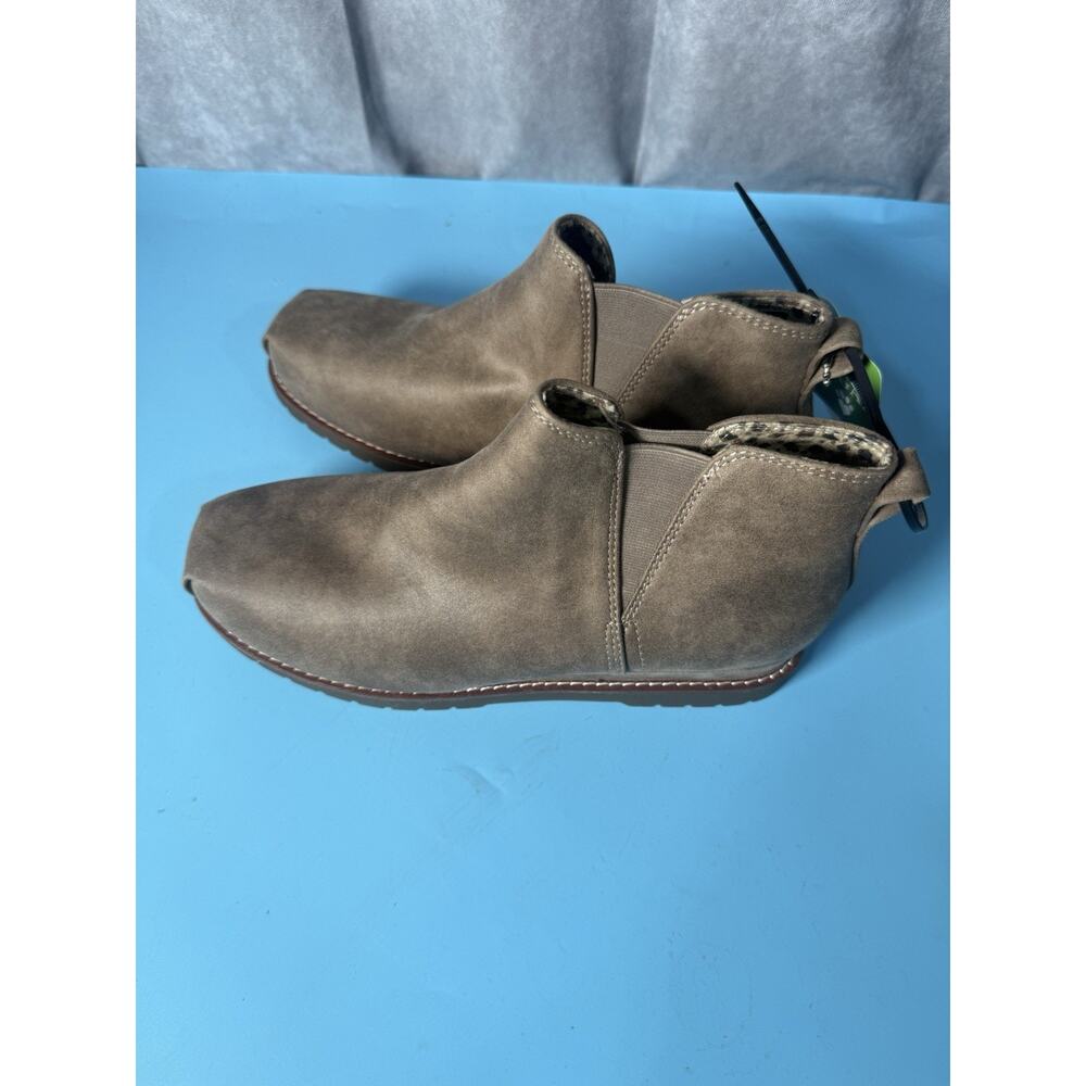 Bobs From Skechers Chill Wedge Cruise Altitude Bootie Women's 8 Taupe